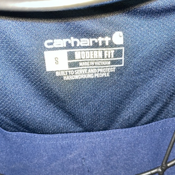 Carhartt Women's Modern Fit Tuck-In Top/Slim Leg Pant size SM/MD blue scrubs - Picture 11 of 12